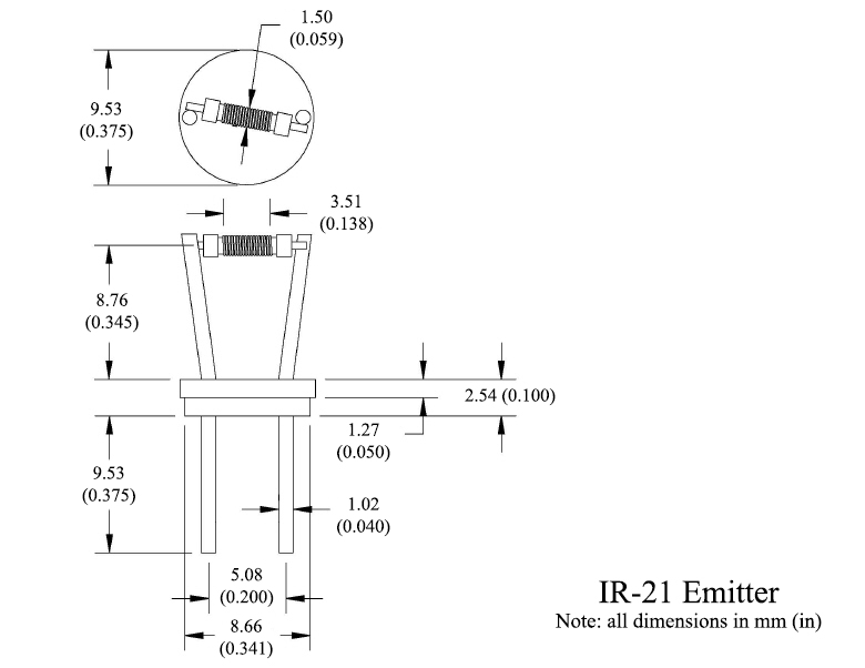 IR-21 Emitter Diagram